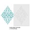 Large French Medallion Wall Stencil | 3474 by Designer Stencils | Reusable Art Craft Stencils for Painting on Walls, Canvas, Wood |
